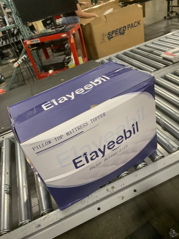 Photo 1 of Eiayeebil 2 Inch Thick Mattress Topper Queen Size, 1400 GSM Soft Pillow Top Mattress Topper, Down Alternative Memory Foam with 8-21 Inch Deep Pocket Bed Topper Pad for Back Pain