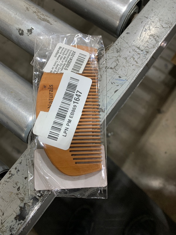 Photo 1 of GranNaturals Wooden Comb for Detangling & Styling Wet or Dry Hair - Small Pocket Sized Fine Tooth Natural Wood for Curly, Thin, Thick, Wavy, or Straight Hair - Women's Birthing & Labor