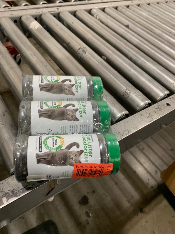 Photo 1 of Cat Litter Deodorizer | Litter Box Odor Eliminator | Fragrance-Free with Active Carbon | Eliminates Cat Odors and Smells to Keep Your Home Fresh and Clean (Pack of 3)