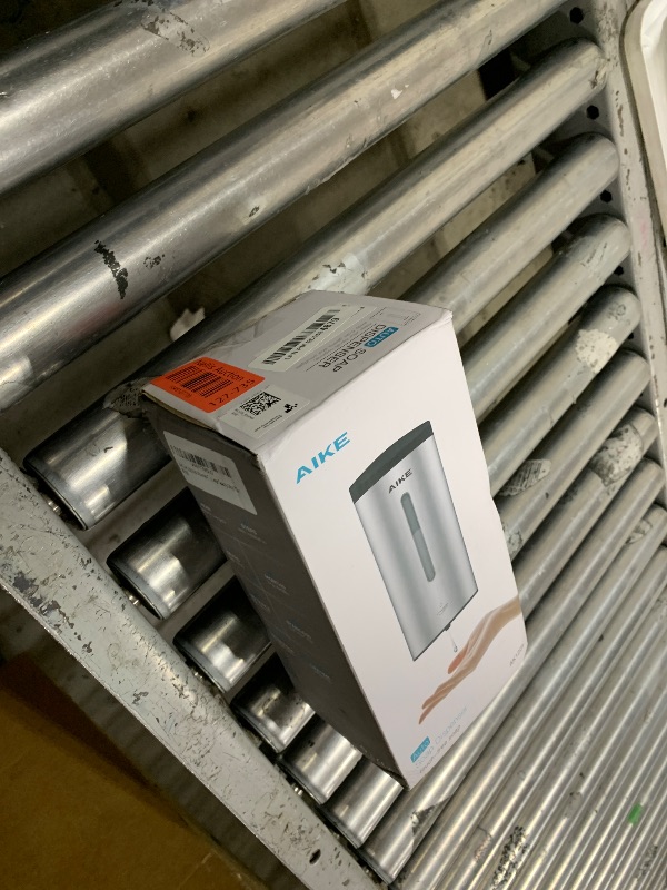 Photo 1 of AIKE Wall-Mount Automatic Liquid Soap Dispenser Commercial Large Capacity Brushed Stainless Steel Finish Model AK1205