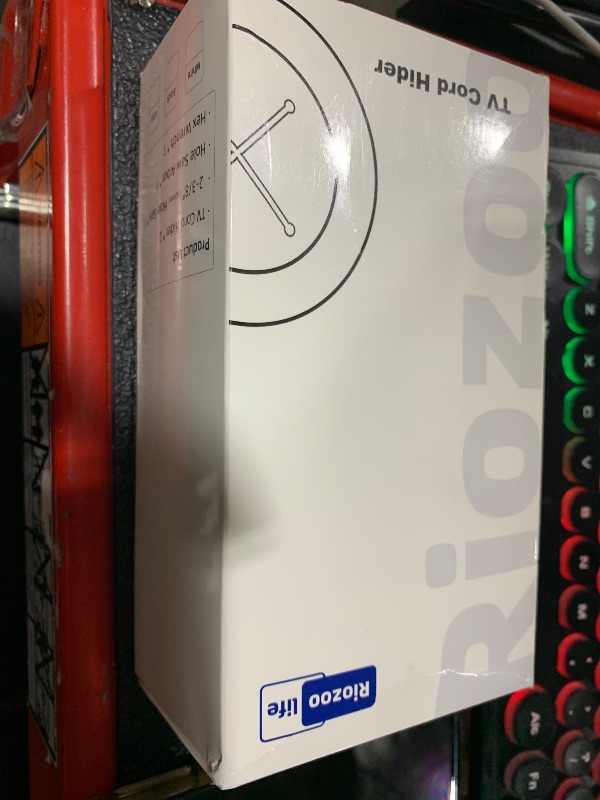 Photo 1 of TV Wire Hider Kit for Wall Mount TV, in Wall Cable Management Kit, Includes 2 Pass Throughs and Hole Saw Drill Attachment for Easy Install?Off-White?