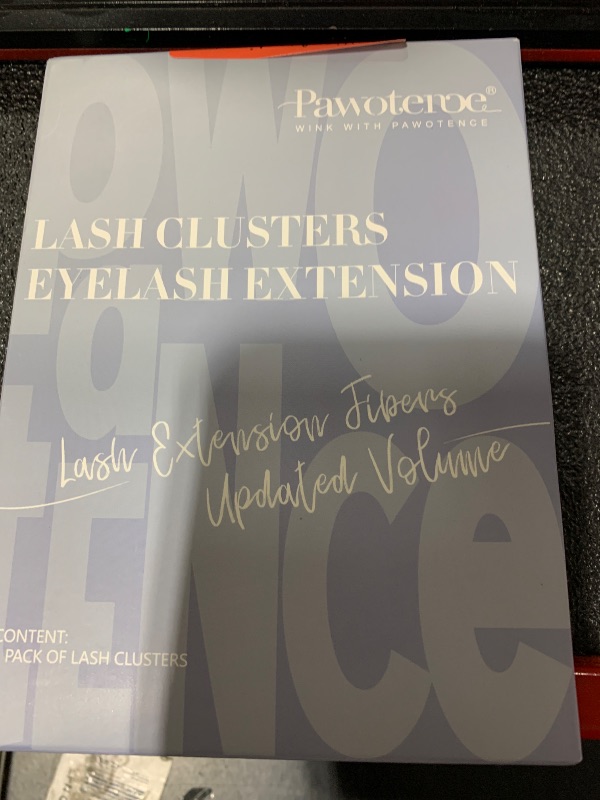 Photo 1 of Pawotence Lash Clusters Wispy Cluster Eyelash Extensions 10-18mm Individual Lashes DIY Cluster Lashes Extension Soft Comfortable Eyelash Clusters with Thin Band