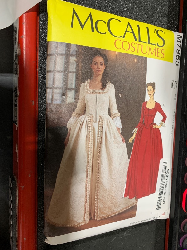 Photo 1 of McCall Pattern Company McCall's Women's Victorian Costume Dress and Jacket, Sizes 14-22 Sewing Pattern, White