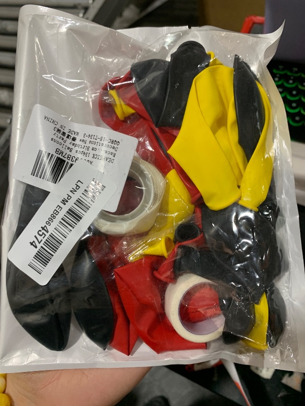 Photo 1 of DEAPEICK 134pcs Balloons Race Car Party Supplies - Racing Car Theme Decorations Kit With Number Balloons, Garland, Vroom Birthday Party Decorations