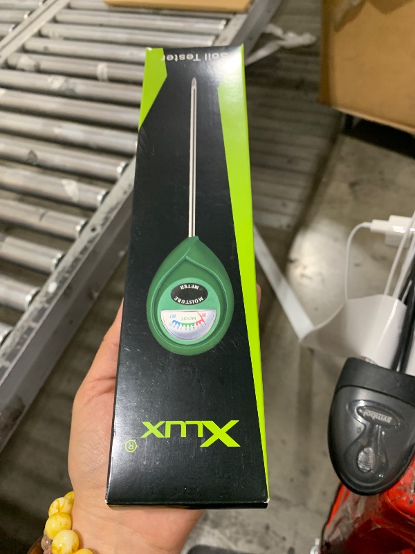 Photo 1 of XLUX Soil Moisture Meter, Plant Water Monitor, Hygrometer Sensor for Gardening, Farming, Indoor and Outdoor Plants, No Batteries Required