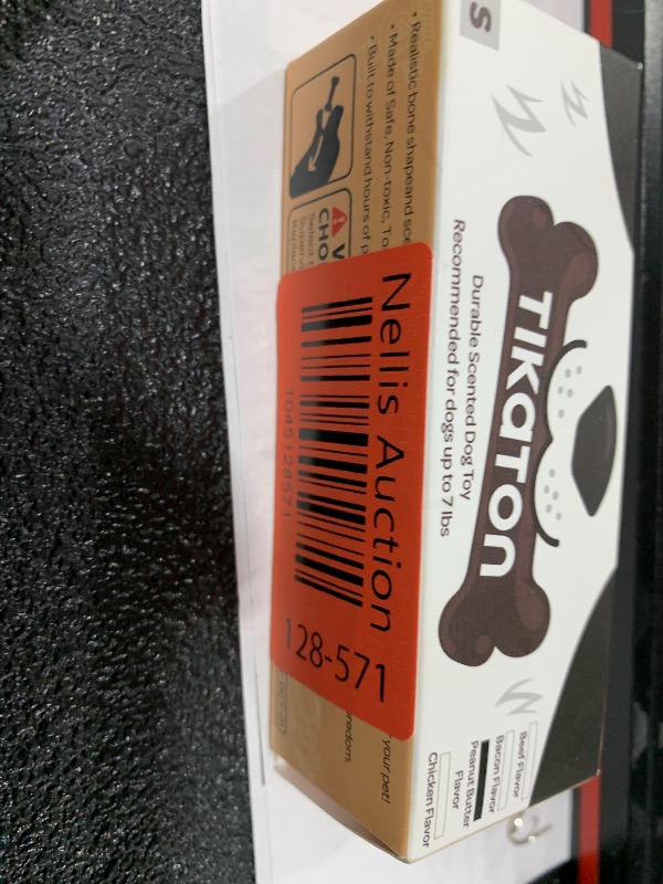 Photo 1 of Tikaton Dog Chew Toys for Aggressive Chewers, Peanut Butter Flavor Durable Dog Teething Chew Toys Bones for Large/Medium/Small Puppies