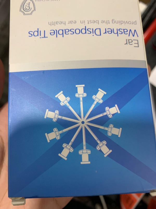 Photo 1 of 60 Pack Disposable Tips for Ear Washer, Replacement Ear Washer Tips- Compatible with All Ear Irrigation Flushing Systems Needing Such Disposable Tips