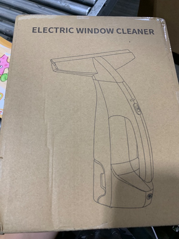 Photo 1 of Rechargeable Window Vac, Power Window Vacuum Cleaner Set, Window Squeegee Electric Cleaning Tool for Windows, Tiles, Mirrors, 200ml Water Tank