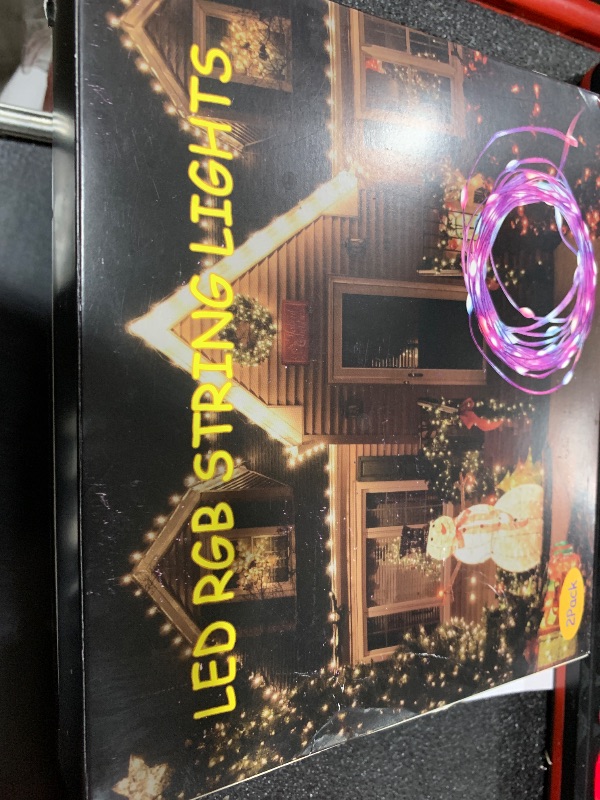 Photo 1 of Color Changing Fairy Lights LED String Lights with Remote, 16.4FT 2 Pack Twinkle Lights USB Plug or Battery Powered, Outdoor Waterproof Christmas Decorations for Bedroom Wedding Party Indoor…