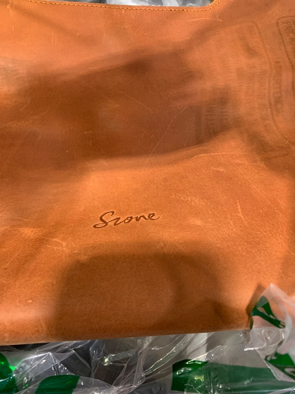 Photo 1 of Berliner Bags Vintage Genuine Leather Tote Bag Verona, Handbag, Large Shopper, Work Bag for Women - Brown