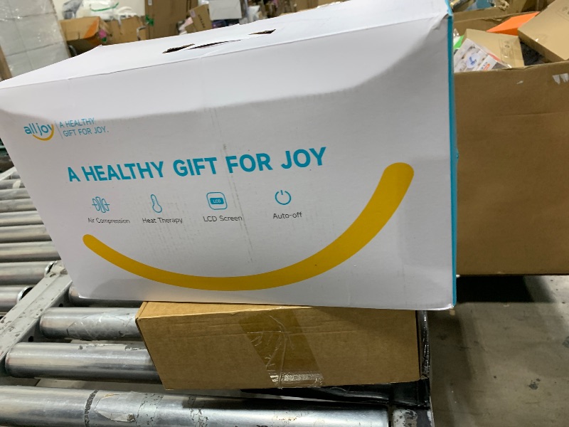 Photo 1 of ALLJOY Leg Massager for Circulation and Pain Relief FSA, Gifts for Men Women Dad Mom, Leg Massager with Heat and Compression, 2 Heat 5 Modes 4 Intensities 4 Extenders