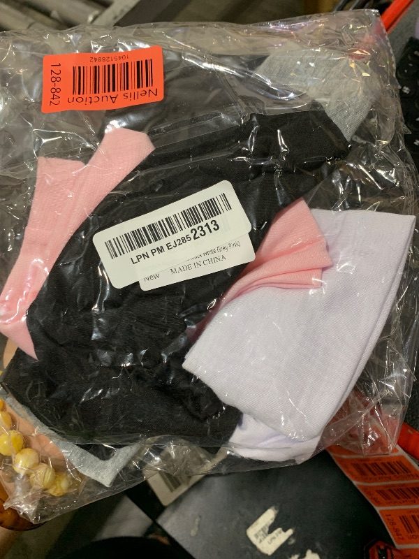 Photo 1 of Hishexin Headbands for Women Non Slip, Stretchy Sweat Headband for Workout Yoga Running, Head Bands for Women's Hair - 8 Pack (Black White Grey Pink)