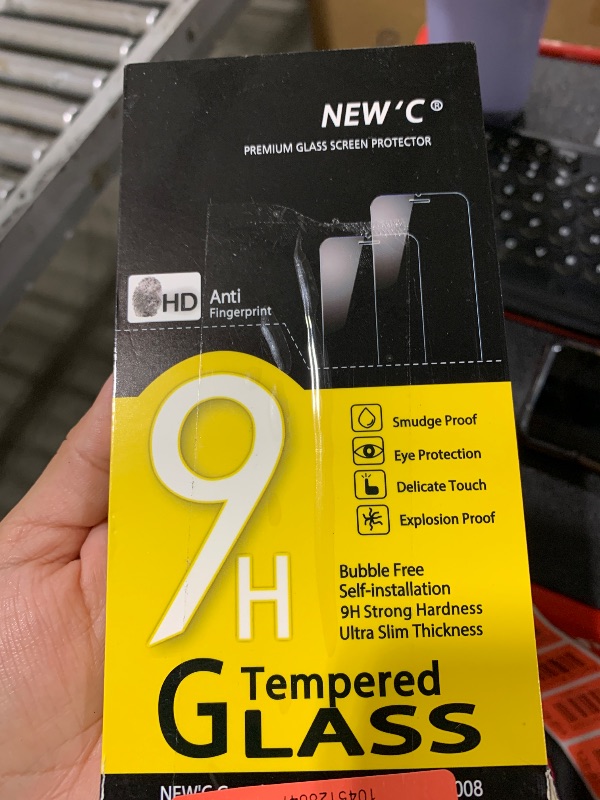 Photo 1 of NEW'C 3 Pack Designed for iPhone 11 Pro and iPhone X and iPhone XS Screen Protector Tempered Glass, Case Friendly Anti Scratch Bubble Free Ultra Resistant