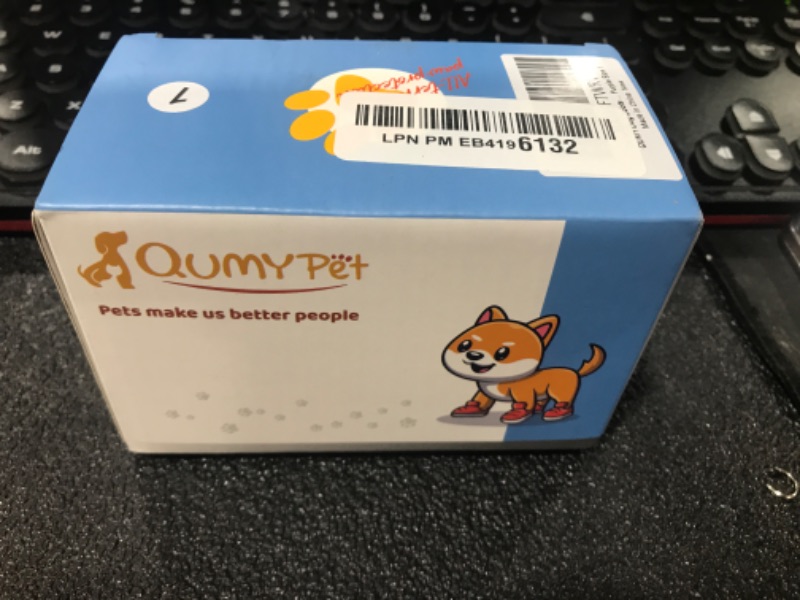 Photo 1 of QUMY Dog Shoes for Large Dogs, Medium Dog Boots & Paw Protectors for Winter Snowy Day, Summer Hot Pavement, Water-Resistant in Rainy Weather, Outdoor Walking, Indoor Hardfloors Skid-Resistant Sole