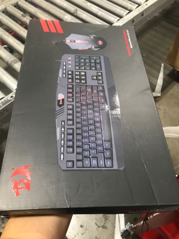 Photo 1 of Redragon S101 Gaming Keyboard, M601 Mouse, RGB Backlit Gaming Keyboard, Programmable Backlit Mouse, Value Combo Set [New Version]