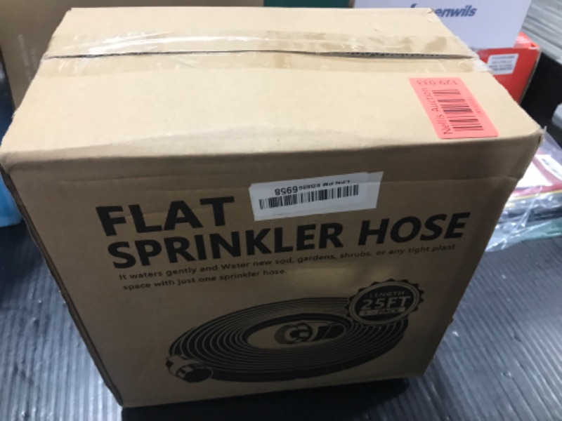 Photo 1 of Holldoor Sprinkler Hose 25 ft 6-Pack, Flexible Sprinklers Soaker Hose 150 ft for Yard, Lawn Drip Irrigation Hose System for Garden Watering (25 ft 6-Pack)