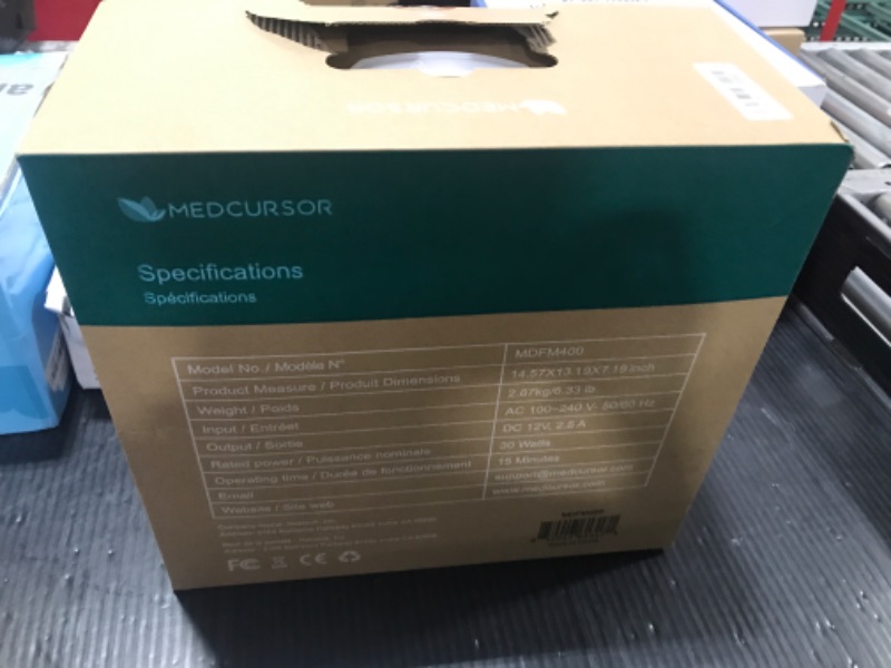 Photo 1 of Medcursor Foot Massager Machine with Heat, Delivers Relief for Tired Muscles & Plantar, Deep Kneading Therapy, Multi-Level Settings for Home, Office Use, Size up to 13", FSA HSA Eligible