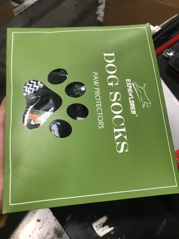 Photo 1 of EXPAWLORER Anti Slip Dog Socks to Prevent Licking Paws, Dog Shoes for Hot Pavement, Dog Booties for Small Medium Large Senior Dogs, Traction Control Dog Boots & Paw Protectors for Hardwood Floors