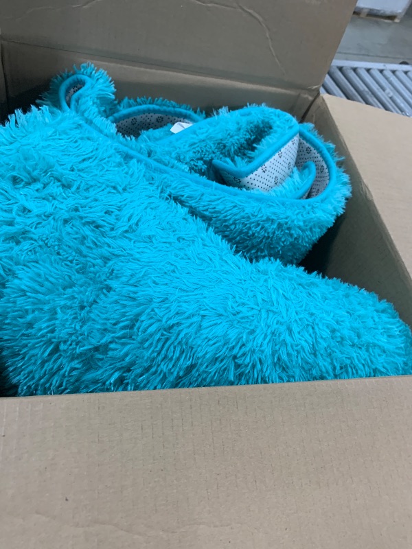 Photo 1 of ULTSOFE 5x8 Fluffy Soft Teal Blue Rug for Living Room Bedroom, Large Area Rugs Super Soft Shaggy Carpet for Classroom Kids Babys Playroom Toddler Nursery Dorm, Modern Indoor Non Slip Rug