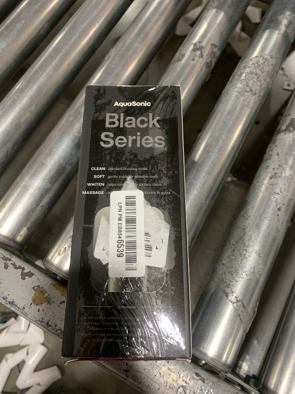 Photo 1 of Aquasonic Black Series Ultra Whitening Toothbrush – ADA Accepted Electric Toothbrush- 8 Brush Heads & Travel Case – 40,000 VPM Electric Motor & Wireless Charging - 4 Modes w Smart Timer