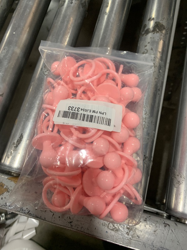 Photo 1 of 36 Plastic Pacifiers for Baby Shower Game, 2.75’’ Baby Shower Pacifiers, Pink Pacifiers Baby Shower Decoration DIY, Gender Reveal Party Table Scatter/Baby Shower Party Favors (Pink)