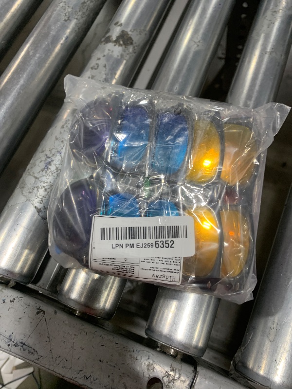 Photo 1 of 12 Pack Kids Sunglasses Bulk Party Favors for Kids 4-8-12 80s Style Neon Sunglasses with UV400 Protection Goodie Bag Stuffers Pool Party Favors Decorations end of Year Student Gifts for Boys and Girls