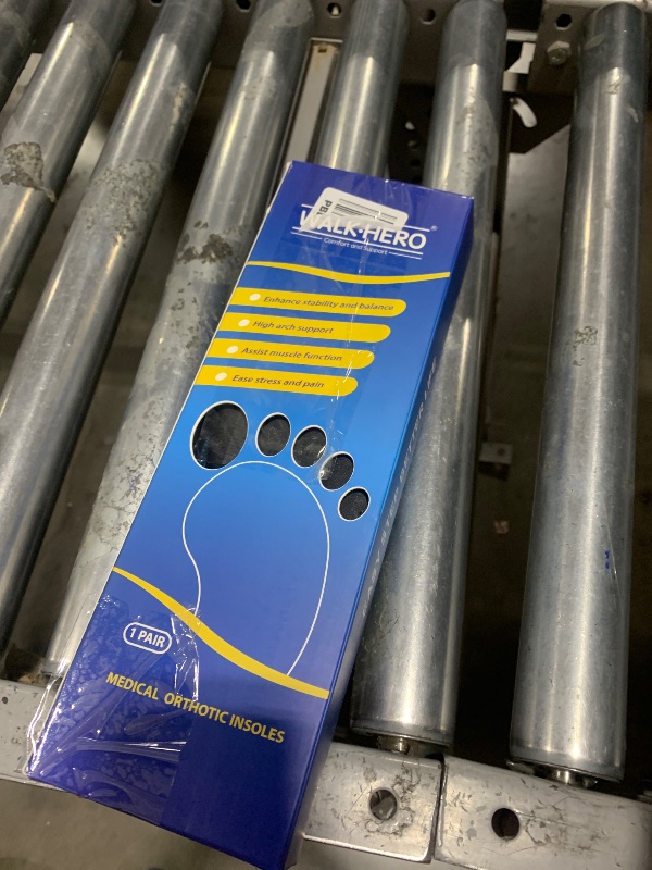 Photo 1 of Arch Support Inserts for Men Women - Plantar Fasciitis High Arch Support Insoles, Orthotics Shoe Inserts for Flat Feet, Foot Pain Relief Shock Absorption and Cushioning (Mens 14-14 1/2)