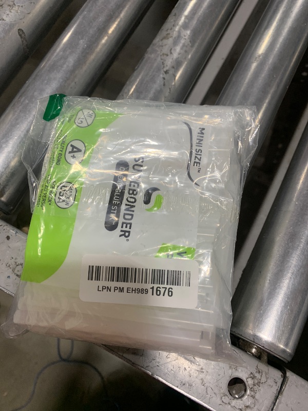 Photo 1 of Surebonder DT-100 Made in the USA All Purpose Stik-Mini Glue Sticks-All Temperature-5/16"D, 4"L Hot Melt Glue Sticks-100 Sticks per bag, Clear