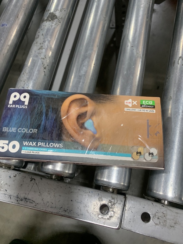 Photo 1 of PQ Wax Ear Plugs for Sleeping, Swimming - 54 Noise Cancelling Silicone Gel Wax Earplugs, Ear Protection for Sleep and Swim, Soft Wax Pillows with Sound Blocking Level 32Db, (54 Pillows), Color: Blue