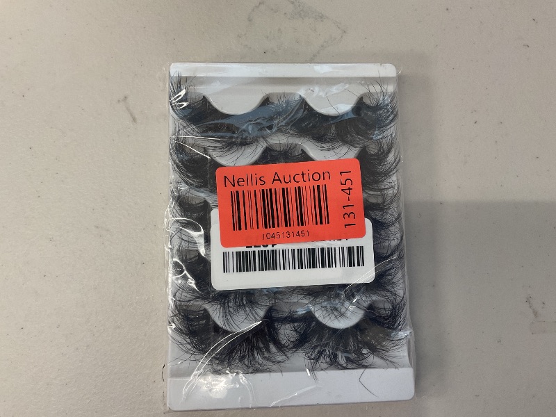 Photo 1 of Gmagictobo False Eyelashes 25MM Lashes Fluffy Long Dramatic Faux 3D Mink Lashes Pack Thick Volume Criss-Crossed Soft False Lashes 5 Pairs Multipack