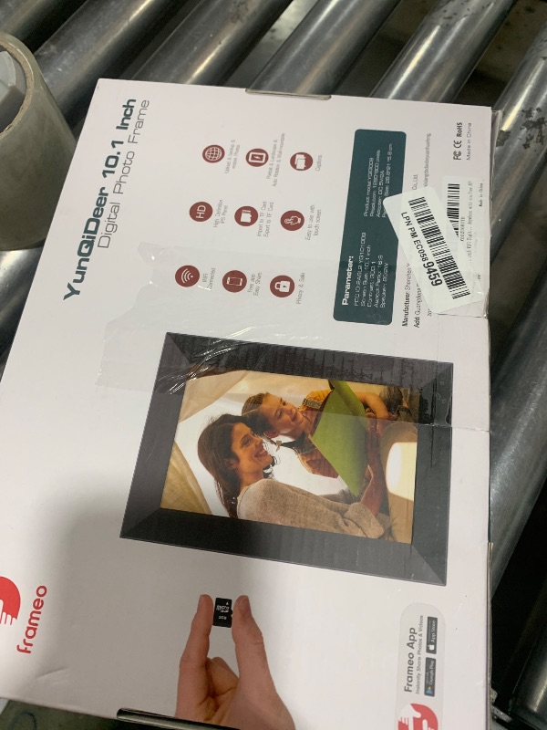 Photo 1 of Frameo 10.1 Inch WiFi Digital Picture Frame with 1280 * 800P IPS Touch Screen HD Disply,Video Clips and Slide Show,Auto-Rotate, Wall Mountable,Send Photos Instantly from Anywhere with via Frameo APP