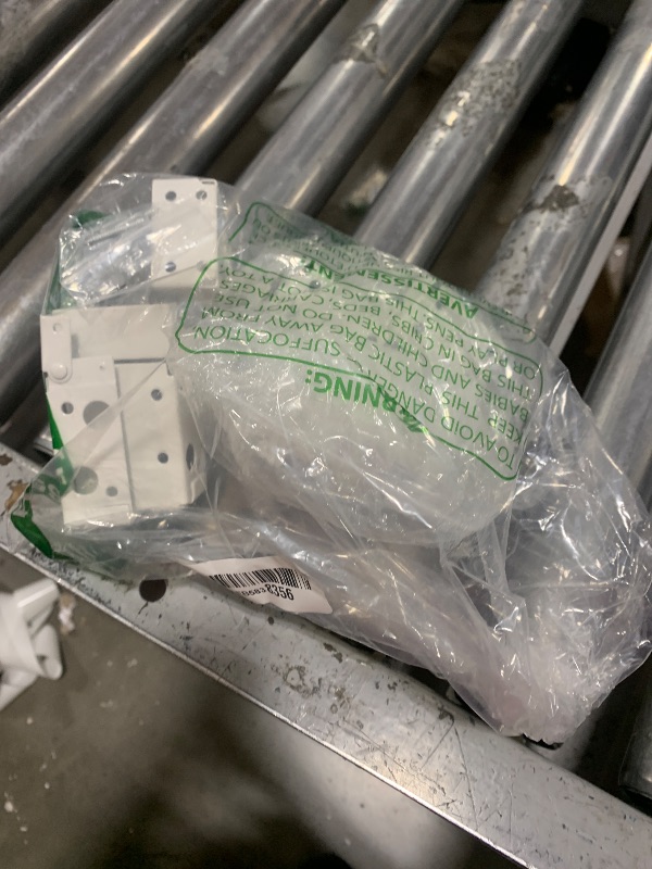 Photo 1 of Lawei 12 Pack 2.5 Inch Blind Brackets, Low Profile Box Mounting Bracket for Window Blinds, White Color Window Blinds Headrail Holder Bracket Installation, 48pcs Screws