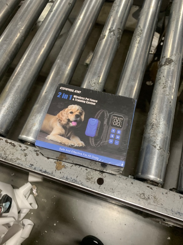 Photo 1 of CPPSLEE Wireless Fence for Dogs, Electric Dog Fence, Wireless Dog Fence, Electric Fence for Dogs, 2 in 1 Wireless Dog Fence System and with Waterproof Dog Training Collar