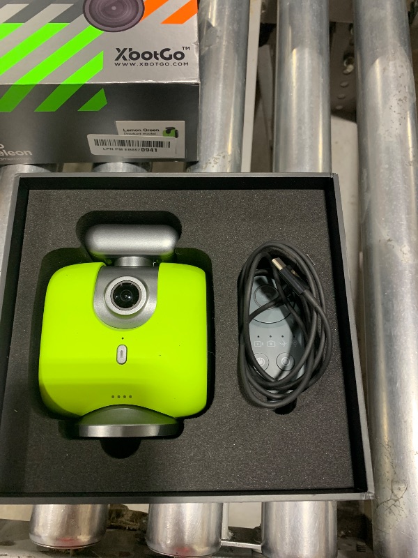 Photo 1 of XbotGo Chameleon AI Auto Sports Action Camera - 4K 60FPS Soccer Camera and Basketball Tracking Camera for Team Sports, Live Streaming, No Subscription, Works with iOS & Android (Lemon Green)