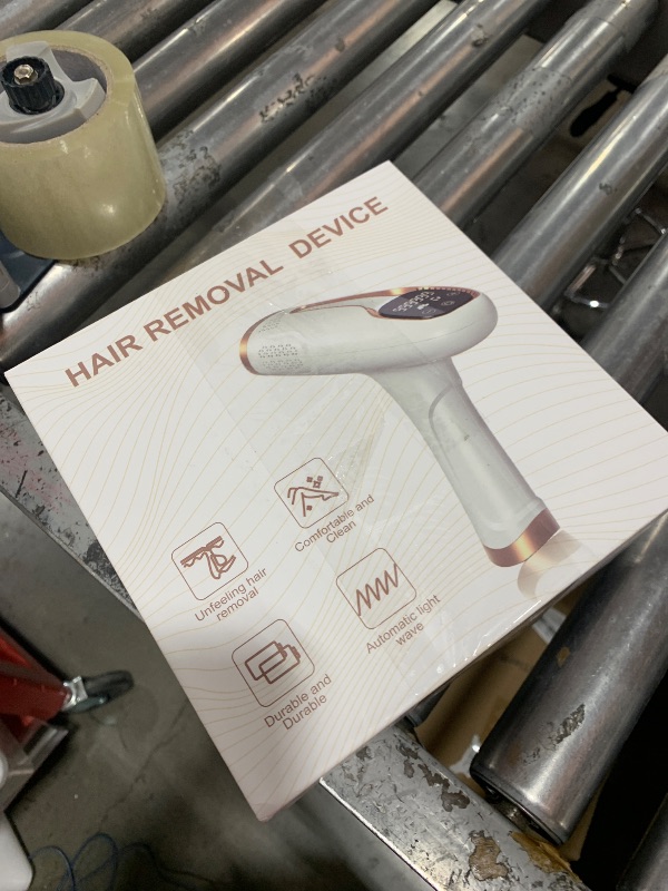 Photo 1 of Hair Removal Device Laser Hair Removal for Women and Men Permanent IPL Hair Removal At-Home 999,999 Flashes Painless Hair Remover on Armpits Back Legs Arms Face Bikini Line
