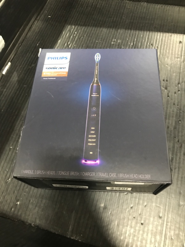 Photo 1 of Philips Sonicare DiamondClean Smart 9750 Rechargeable Electric Power Toothbrush, Lunar Blue, HX9954/56