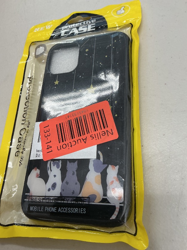 Photo 1 of buccilly Compact Case for iPhone 11 Black cat Design,Cute Trendy Soft Slim TPU Shockproof Protective Bumper Phone Cases Cover for Women Girls Aesthetic Glitter Shiny Adorable