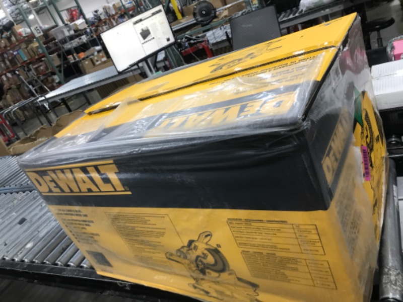 Photo 1 of DEWALT Double Bevel Sliding Miter Saw, 12-inch, Compound (DWS780)