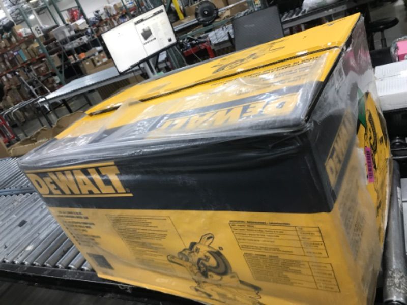 Photo 1 of DEWALT Double Bevel Sliding Miter Saw, 12-inch, Compound (DWS780)