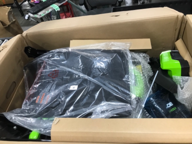 Photo 1 of Greenworks 80V 21" Brushless Cordless (Push) Lawn Mower (75+ Compatible Tools), 4.0Ah Battery and 60 Minute Rapid Charger Included