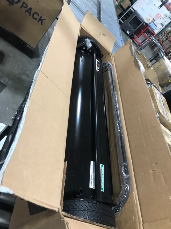 Photo 1 of Agri-Fab 45-0320 42" Tow-Behind Lawn Sweeper, 12 cu. ft Hopper Bag Capacity; Leaf & Grass Catcher, with Adjustable Brush Height and Easy to Use Dumping Rope