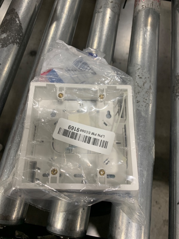 Photo 1 of Leviton 42777-2WA Surface Mount Backbox, Dual Gang, White