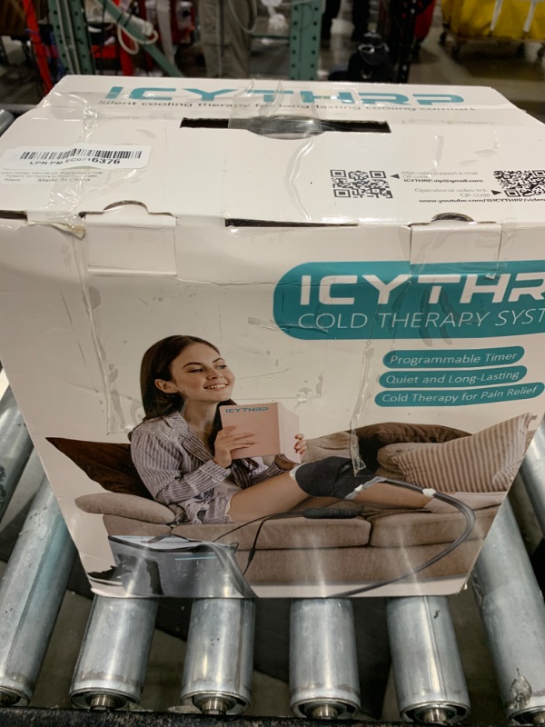 Photo 1 of ICYTHRP Cold Therapy Machine with Programmable Timer, Portable Ice Machine for Knee After Surgery, Knee Replacement Recovery System for Pain Relief w/Compression Pad for Shoulder, Hip and Ankle