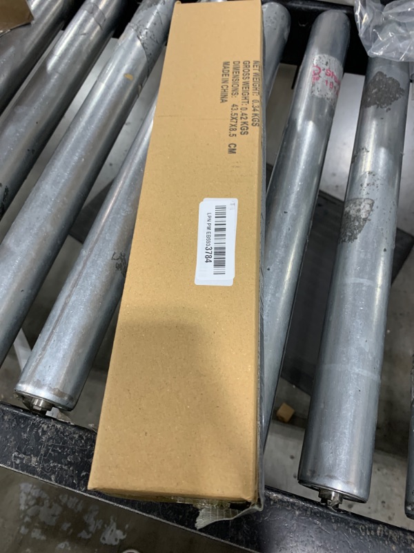 Photo 1 of Industrial Curtain Rods for Windows 28 to 48 Inches, Blackout Wrap Around Curtain Rod, for Indoor and Outdoor, 5/8 Inch Diameter, 33 to 45 Inches, Black