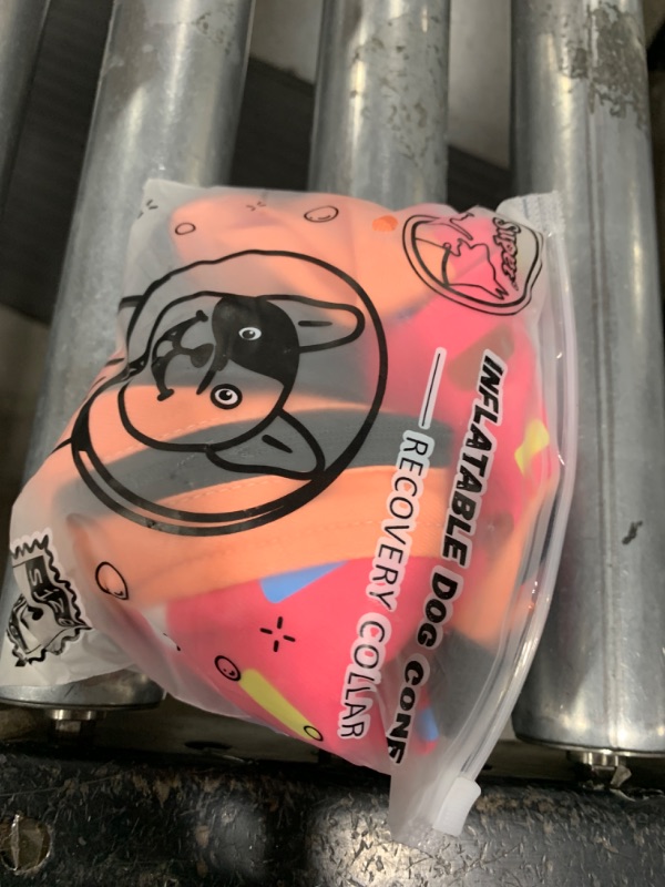 Photo 1 of Supet Inflatable Dog Cone Collar Alternative After Surgery, Doggie Neck Donut Collar Recovery ECollar for Post Surgery, Soft Dog Cone for Small Medium Puppies Cats