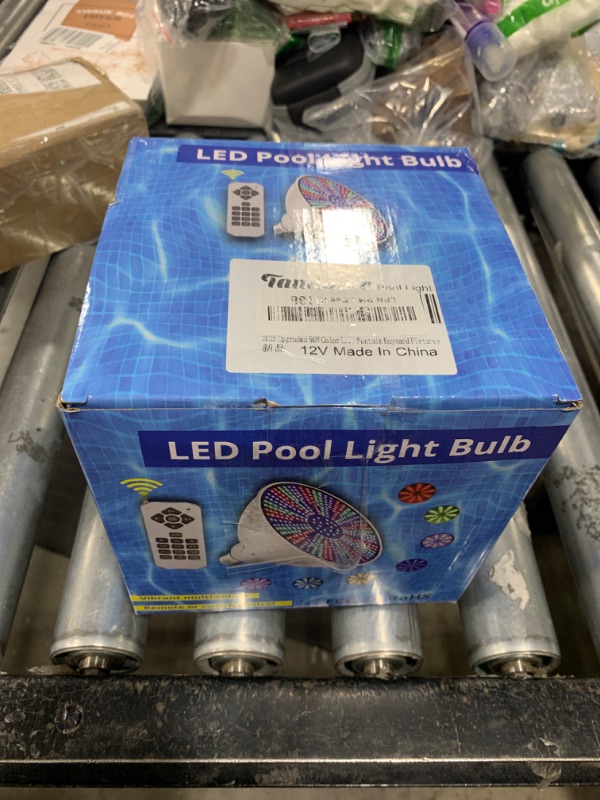 Photo 1 of 2025 Upgraded 50W Color LED Pool Light Bulb, 12V RGB Color Changing Pool Lights for Inground Swimming Pool, Replacement Bulb for Pentair Hayward Fixtures
