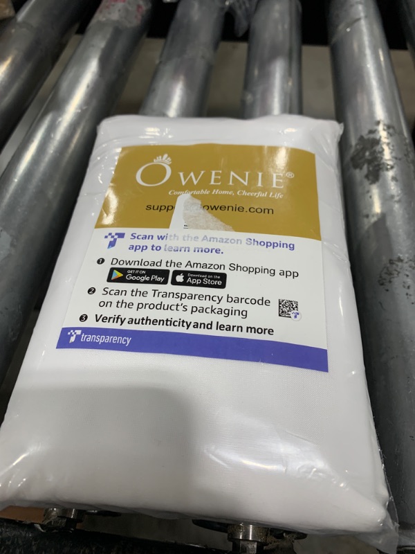 Photo 1 of OWENIE White Sheer Curtains 96 Inches Long, Elegant Sheer Curtains for Bedroom, Window Voile Sheer Curtain Panels/Drapes/Treatment for Living Room, 2Pcs, Each 42" W x 96" L
