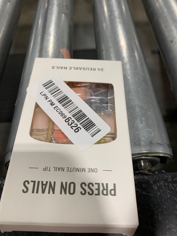 Photo 1 of BTArtbox Press On Nails Medium Almond - Press on Nails Chrome Nails, Light Weight & Fit Perfectly Fake Nail with Nail Glue, Nude Glue On Nails in 15 Sizes, Glazed Donut