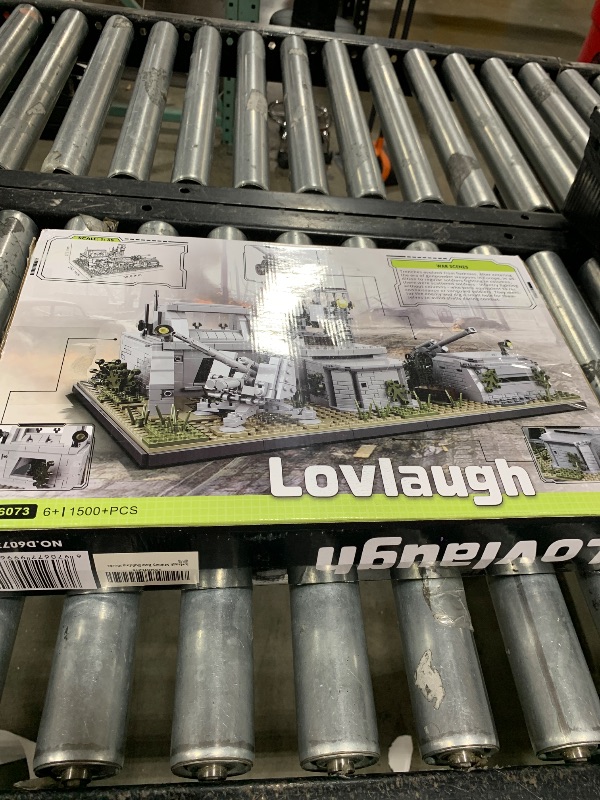 Photo 1 of lovlaugh Desert Military Fortress Building Kit - 1350 PCS Model Set with Anti-Aircraft Gun, Cannon, Watchtower, Movable Battle Accessories for Adults & Kids (Ages 6+)