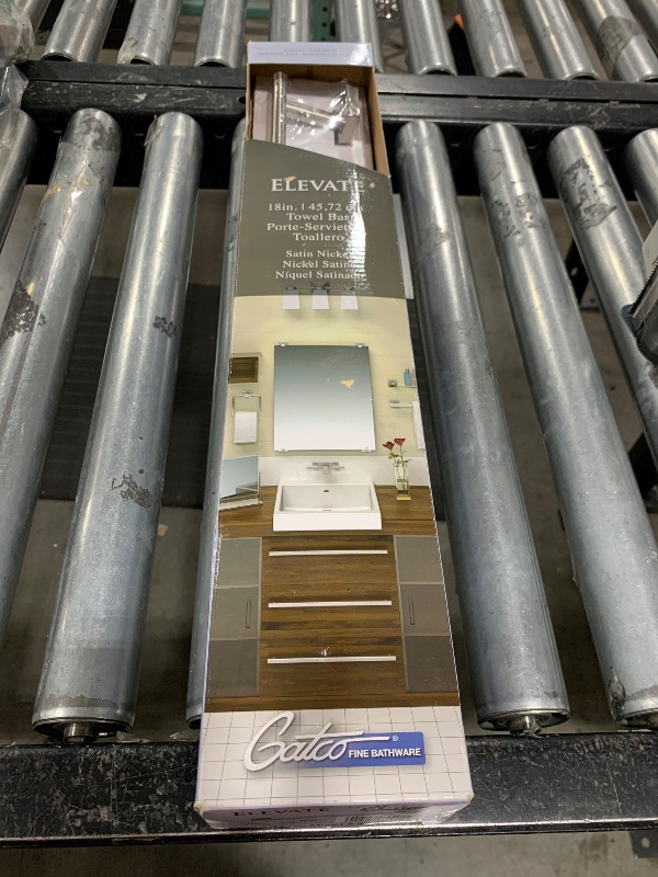 Photo 1 of Gatco 4071 Elevate 18" Towel Bar, Satin Nickel